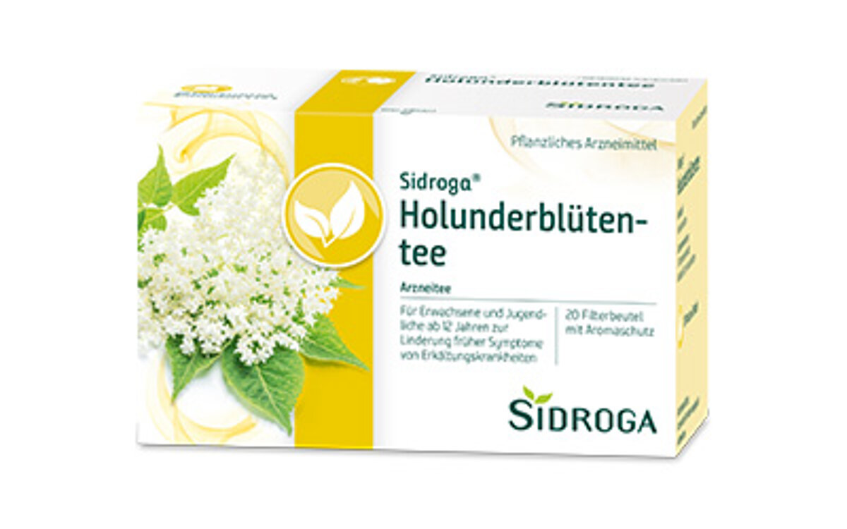 Packshot Sidroga® Holunderblütentee